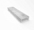 Торцевая заглушка для цоколя, h=150мм, бетон светлый, Россия