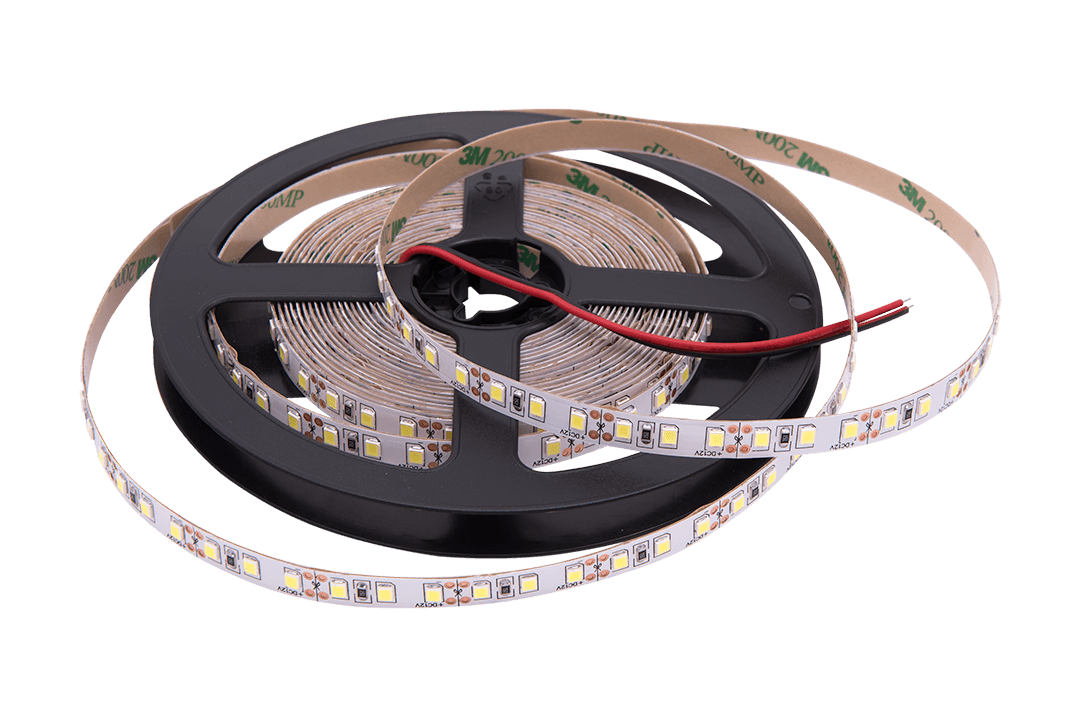 Лента светодиод. 5000х8х1,5мм, 9,6 Вт/м, 12V, 3M, 120 диодов, IP20, теплый свет, SWG