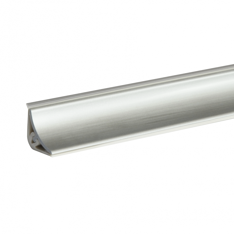 Плинтус LB-15, AluMini, L=3000мм, 13,4х13,4мм, металл, алюминий/15