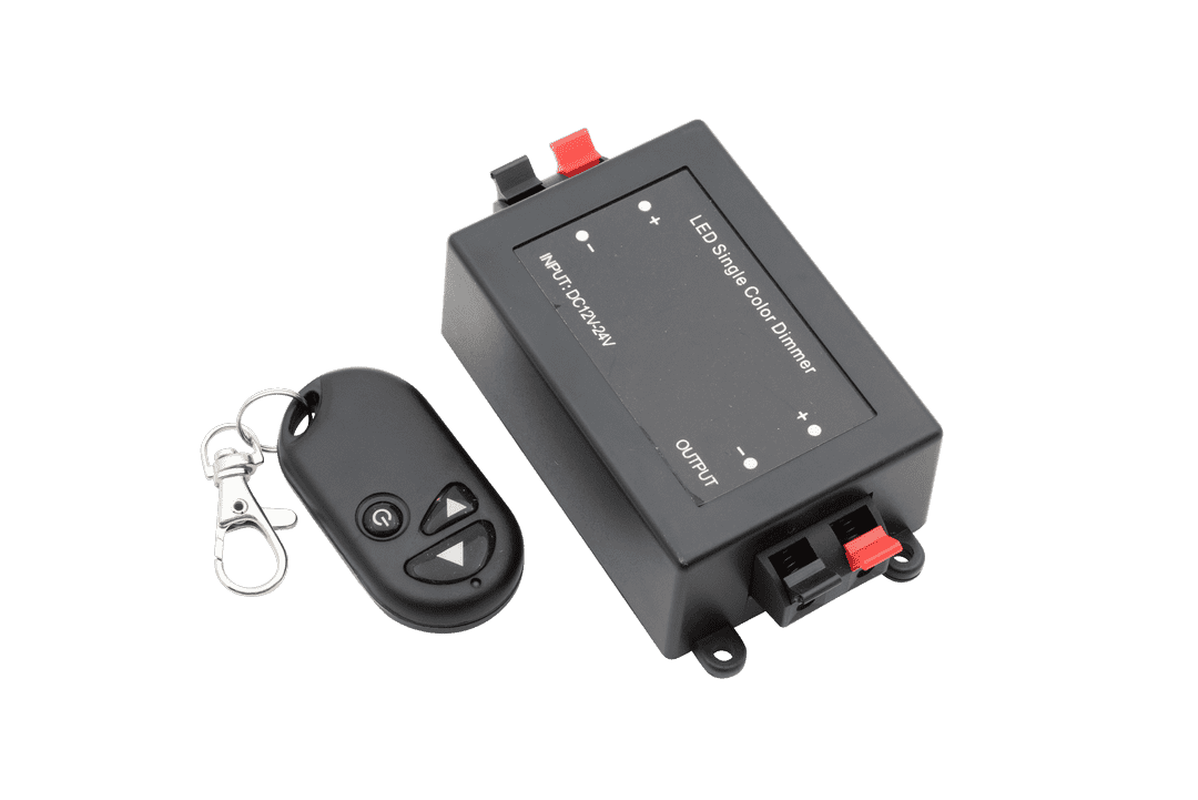 Диммер RF-DIM-3-8A, 98х34х54мм, 12-24В, 8А, IP20, SWG