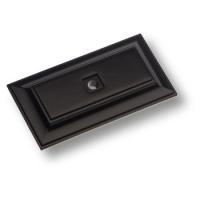 Подложка для мебельных ручек, 3041 0070 AL6, 8х37х70мм, металл, черный