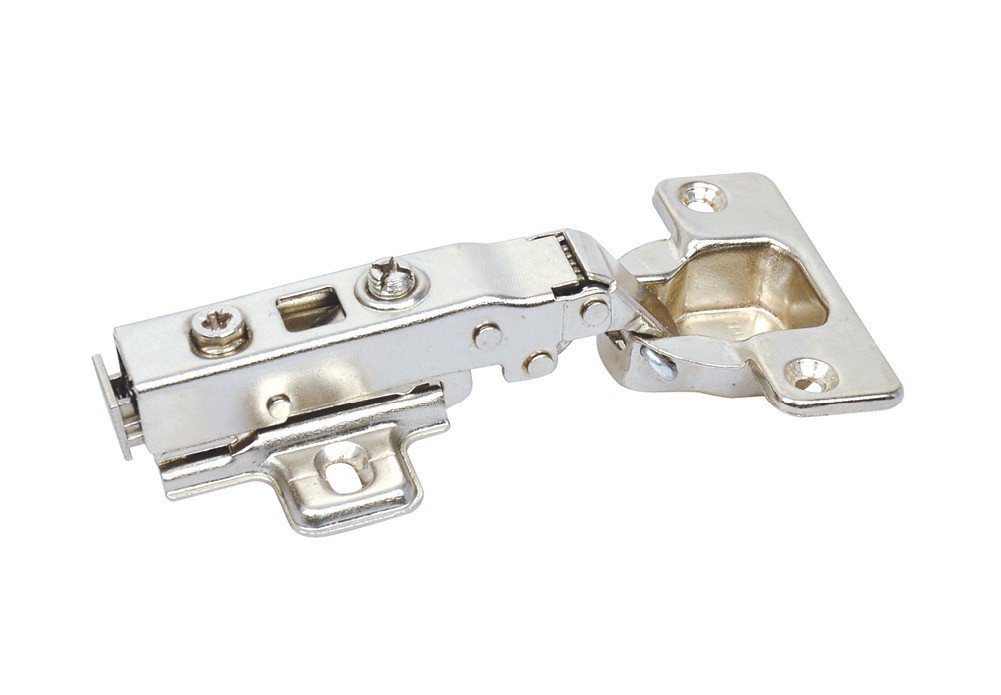 Петля накладная 110* Indamatic hinges, с доводчиком, без планки, d=35мм, крепл чашки 48мм, никель