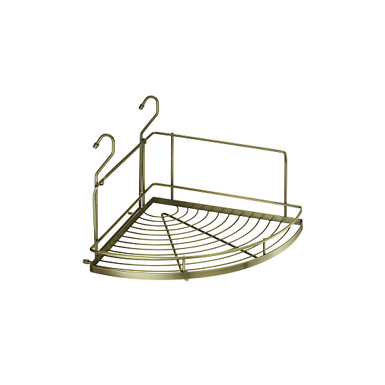 Полка угловая, 320х345х280мм, бронза/5