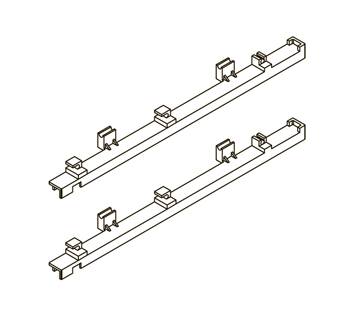 AFF Адаптер направляющих для левого крепления (150-200мм), 2шт, Hettich, Италия