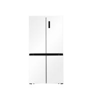 Холодильник отдельностоящий двухкамерный LCD505WID, белый/металл