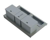 Выдвижная система контейнеров, 1х6л, 2х10л, 2 лотка, 422х268мм, в шкаф 900мм, Kit Cassetto Legrabox