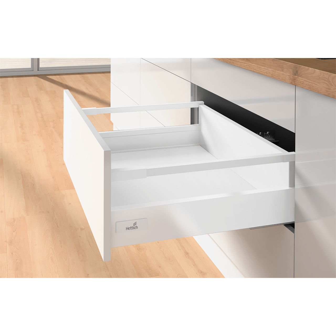 Комплект ящика InnoTech Atira полного выдв Silent System, H144, NL470, антрацит