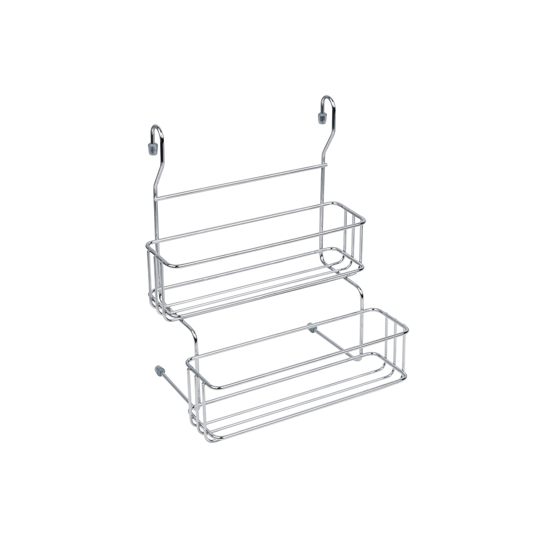 Полка 2-ярусная малая для банок, 240х195х295мм, хром/10