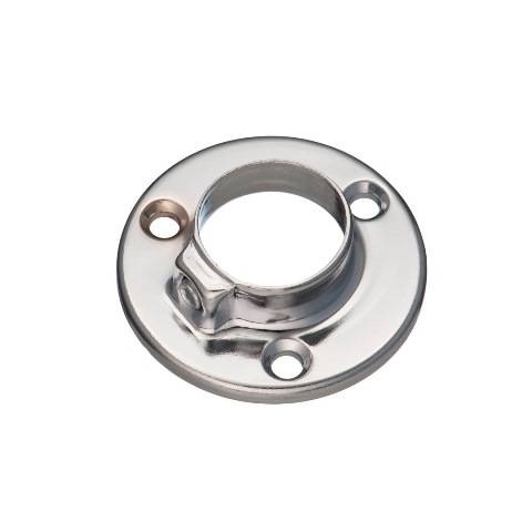Фланец для трубы d=25мм, сталь, хром, CMF/500