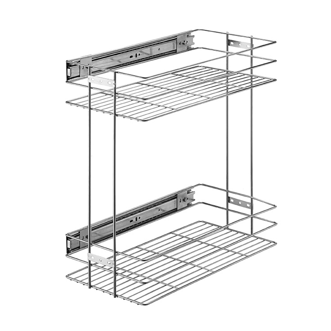 Корзина 300мм, 2 яруса, 220х440х460мм, боковое с доводчиком, Lemax/2