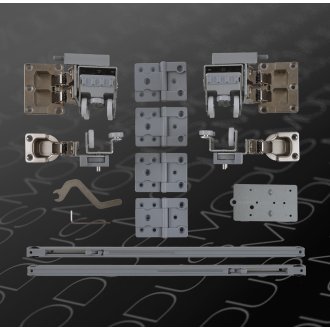Комплект фурнитуры на одну складную дверь (две створки) к системе MODUS T902