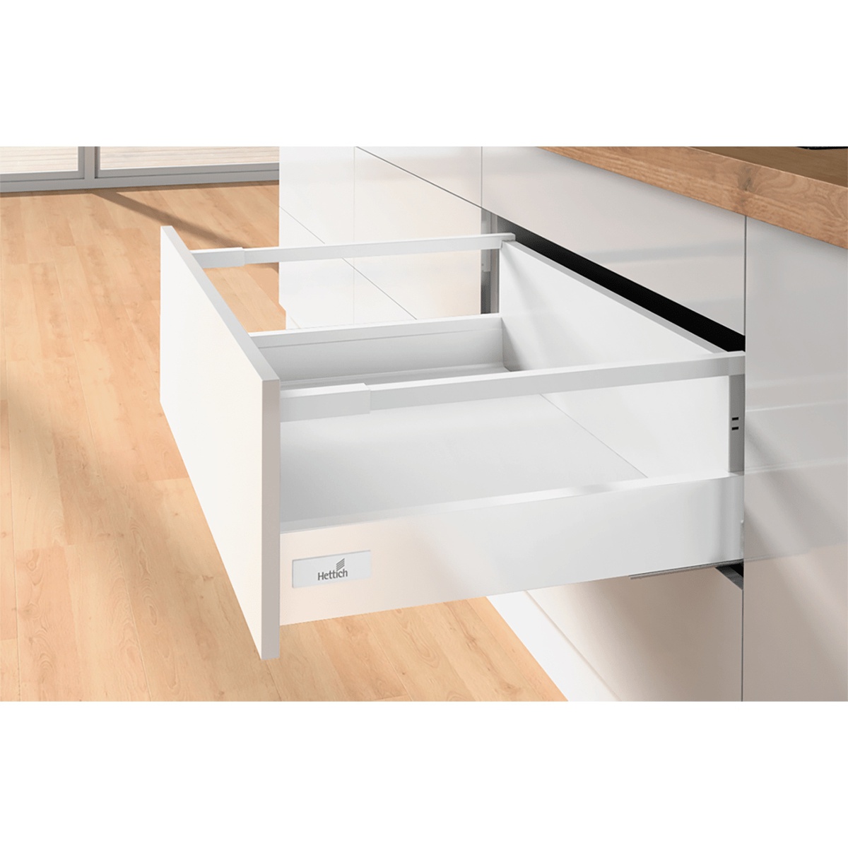 Комплект ящика InnoTech Atira полного выдв Silent System, H176, NL470, серый