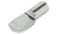 Полкодержатель лопатка, d=5мм, сталь, никелированный, Hafele