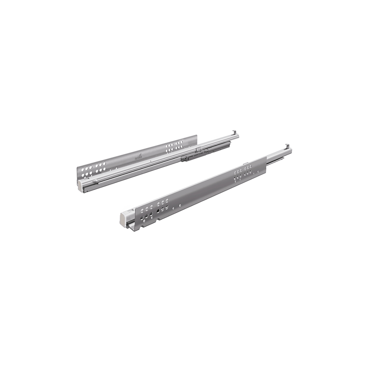 Направляющая Quadro V6 30 Push to open, 30 кг, NL450, полн выдвиж, надвиж монтажа, EB20, левая