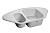 Мойка GranFest CORNER 960, 950х505 мм, иней