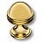 Ручка-кнопка, 29-Gold, d=30мм, металл, глянцевое золото