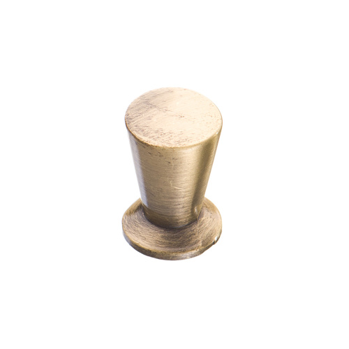 Ручка-кнопка, K-1010 AB, 13х13х20мм, металл, античная бронза/150