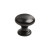 Ручка-кнопка, RK-106 BL, 25х25х25мм, металл, черный матовый/100