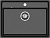 Мойка GranFest LEVEL 660, 660х500 мм, черный