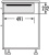 Система хранения"Pantry-Box", 561х491мм, в шкаф на 600мм, крышка - стекло