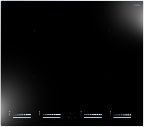 Варочная панель индукционная Cassiopea I604 SB2BK, 60 см, стеклокерамика, черный, Konigin