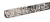 Плинтус LB-15, мрамор серый, L=3000мм, 13,4х13,4мм (605)/15