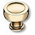 Ручка-кнопка, 1915 0032 GL, d=32мм, металл, глянцевое золото