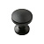 Ручка-кнопка, K-2622 BL, 30х30х27мм, металл, черный матовый/50
