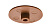 Заглушка минификса пластик, коричневый, Hafele/5000