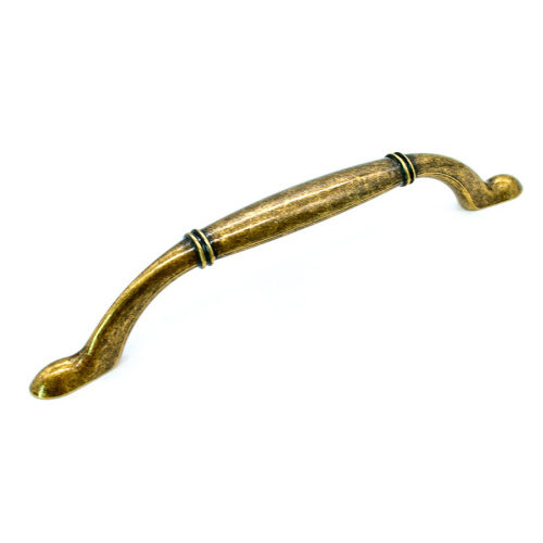 Ручка-скоба, UR49-0128-G0035, Anello, 128мм, металл, античная бронза, Gamet
