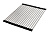 Ролл-мат, 430х330мм, квадратный пруток, нержавеющая сталь/черный, Hissen