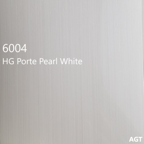 6004, фасад, 18мм, белый перламутровый глянец