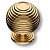 Ручка-кнопка, 1930 0034 Big Gold, d=34мм, металл, глянцевое золото