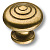 Ручка-кнопка, 4525-22, d=25мм, металл, старая бронза