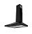 Вытяжка настенная BRIZ 600 BLACK, 60см, б/угольного фильтра, черный, Lex