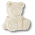 Ручка-кнопка, Т1 Teddy, 65х65х53мм, под покраску, "Мишка"