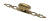Ручка-кнопка, UZ WP 1146, 136х22х26мм, металл, бронза, на подложке, GTV