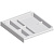 Лоток для канцелярских товаров SmarTray, 376x354x40мм, пластик, белый/9