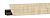 Плинтус LB-23, L=3000мм, лен (6006, 6017)/15