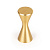Ручка-кнопка, DIABOLO, 0497014L291, d=14мм, металл, брашированная латунь, Viefe