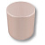 Ручка-кнопка, 8161-581 PINK BRIGHT, d=25мм, металл, розовый глянцевый