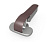 Покрытие декоративное ELA для петель IMPRO коричневый-серый с петлей, 2компл, блистер