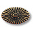 Накладка декоративная, 05.0910.B, 51х30х5мм, античная бронза