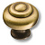 Ручка-кнопка, 1436.0025.001, d=25мм, металл, античная бронза