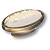 Ручка-кнопка, 3000-40-000-212, 26х31х55мм, керамика/металл, античная бронза/золотой орнамент