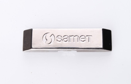 Декоративная овальная заглушка на плечо для петель STAR, с логотипом SAMET