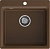 Мойка GranFest LEVEL 510, 510х500 мм, терракот