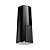 Вытяжка островная Equilibrium Black Glass, 39 см, без угольн. фильтра, ПДУ, черный, Konigin