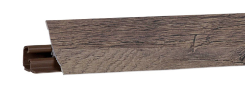 Плинтус LB-23, L=3000мм, древесина винтаж серая (6018)/15