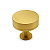 Ручка-кнопка, Qupon, 11.4170.24.24, d=30мм, металл, брашированное золото
